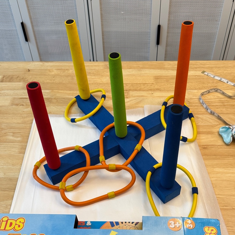 Vibrant Ring Toss Game for Kids